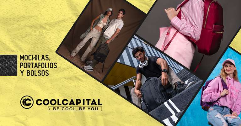 Hot Sale 2023 en Cool Capital: Mochilas Cool Capital Hasta el 55% de descuento.