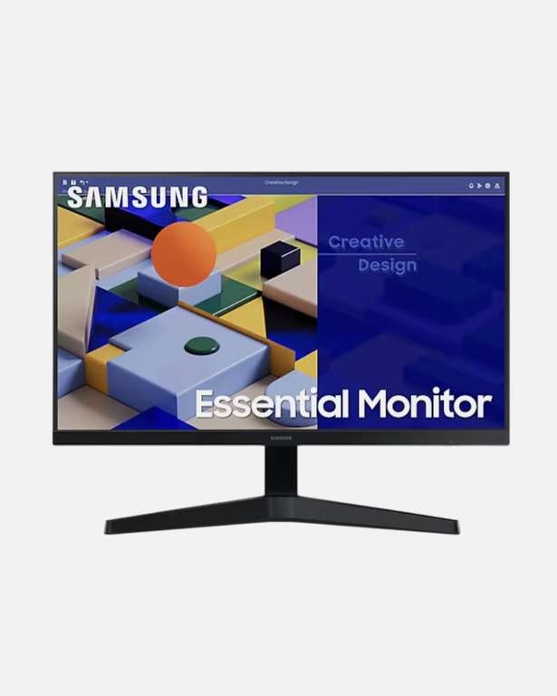 Samsung Store: Monitor Plano 24" S3 con Diseño sin Bordes color Negro