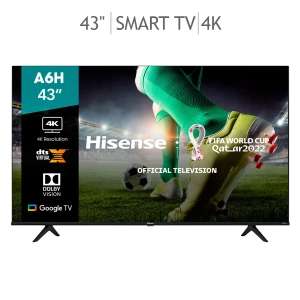Costco: Hisense Pantalla 43" 4K UHD SMART TV + Bonificaciones