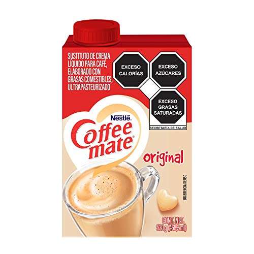 Amazon: Sustituto de Crema para Café Coffee Mate Líquido Original y sabores | envío gratis prime