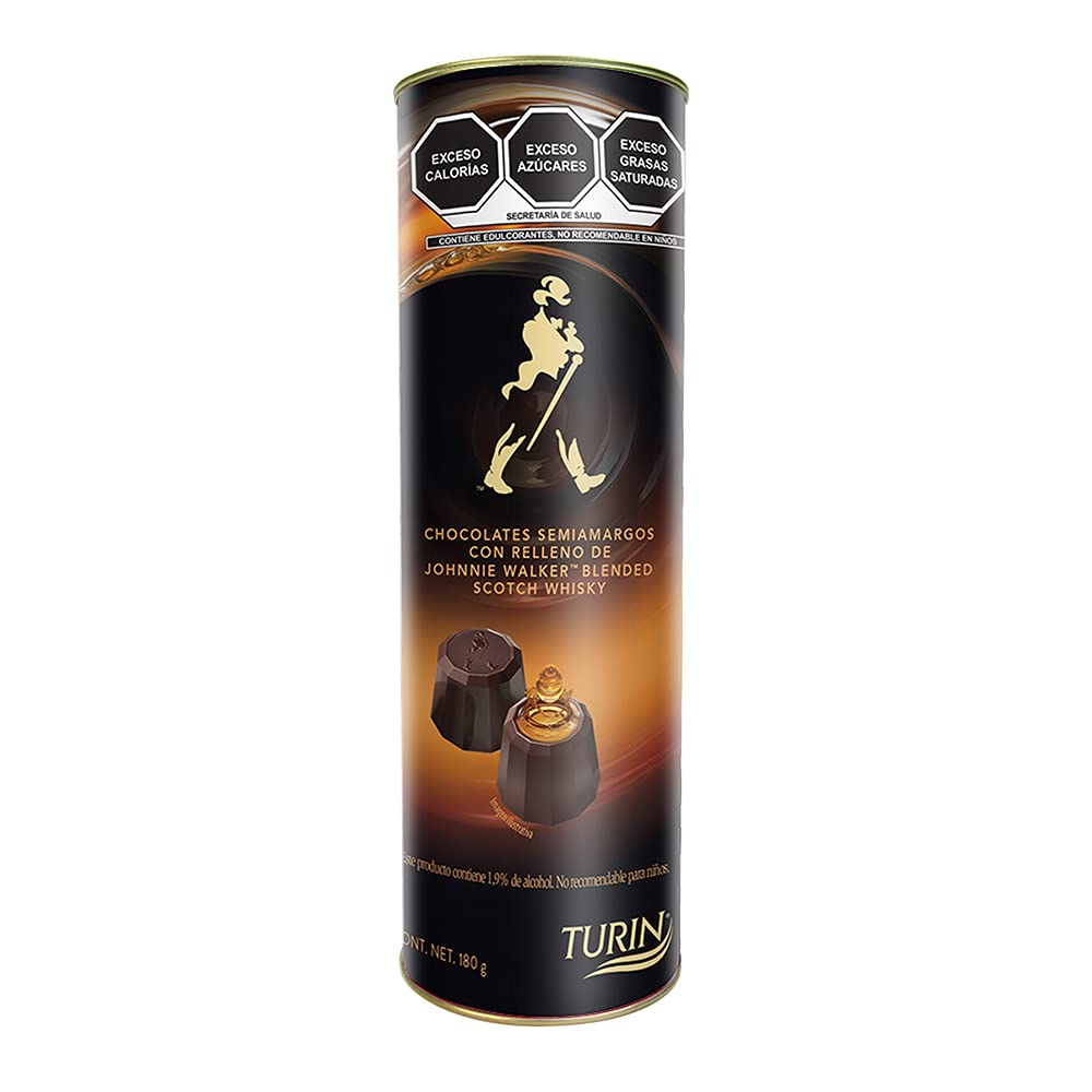 AMAZON: Turin Chocolate Semiamargo Johnnie Walker Tubo de 180g