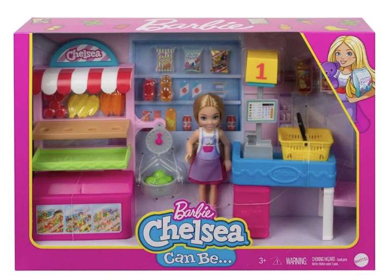 Sears: Barbie Careers Set Dechelsea Minisúper