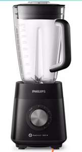 Amazon: Philips HR2240/91 Licuadora potente 1200 Watts (1.6 HP) (Vaso de Tritán) Vaso 3L, 5 vel + Pulso. 2 años de Garantia