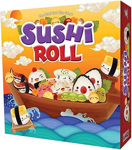 Amazon: Gamewright Rollo de Sushi – The Sushi Go! Juego de Dados Multicolor, 5 Pulgadas