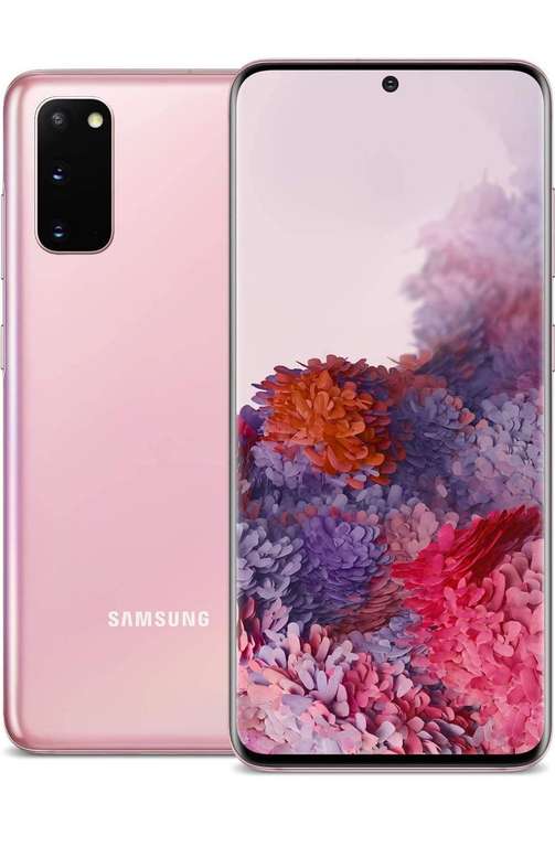 Amazon: Samsung Galaxy S20 5G, 128GB, Cloud Pink - desbloqueado (Reacondicionado) | pagando con TDC Banorte digital