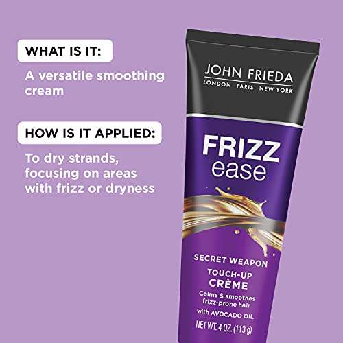 Amazon: Crema para peinar John Frieda frizz ease secret weapon + Tratamiento capilar John Frieda frizz ease serum extra strength bambú 50 ml
