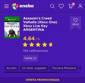 Eneba: Assassins creed nórdico Xbox bara bara