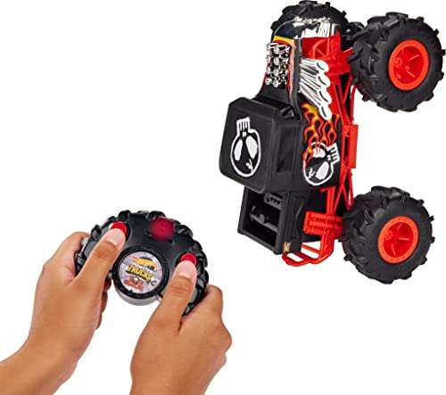 Amazon: Hot Wheels Radio Control Monster Trucks Bone Shaker 1:15 Vehículo de Juguete para niños