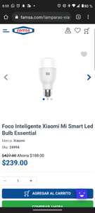 Famsa, Foco Inteligente Xiaomi Mi Smart Led Bulb Essential
