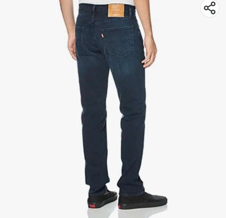 Amazon: Levi's 511 Slim Jeans Azúl para Hombre tallas 28 a 33x32