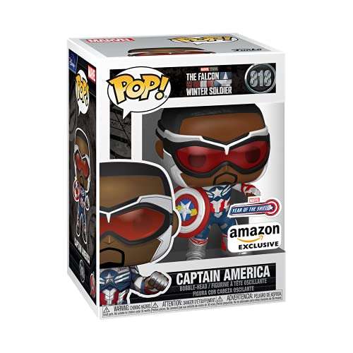 Amazon: Funko Pop! Marvel Falcon and The Winter Soldier - Capitan America (Sam Wilson)