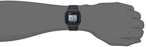 Amazon: Casio para Hombre 'Classico' Cuarzo Resina Casual Reloj, Color:Negro (Model: W-217H-1AVCF)