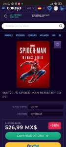 Steam: PC Spider-Man remastered