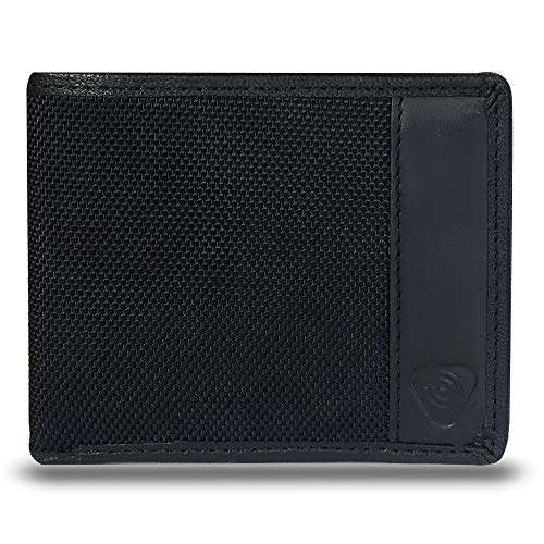 Amazon: cartera Lewis N Clark Ballistic RFID Bifold Wallet, Black, One Size