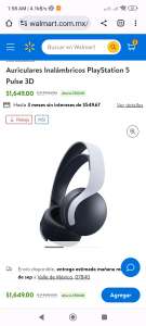 Walmart: Auriculares Inalámbricos PlayStation 5 Pulse 3D