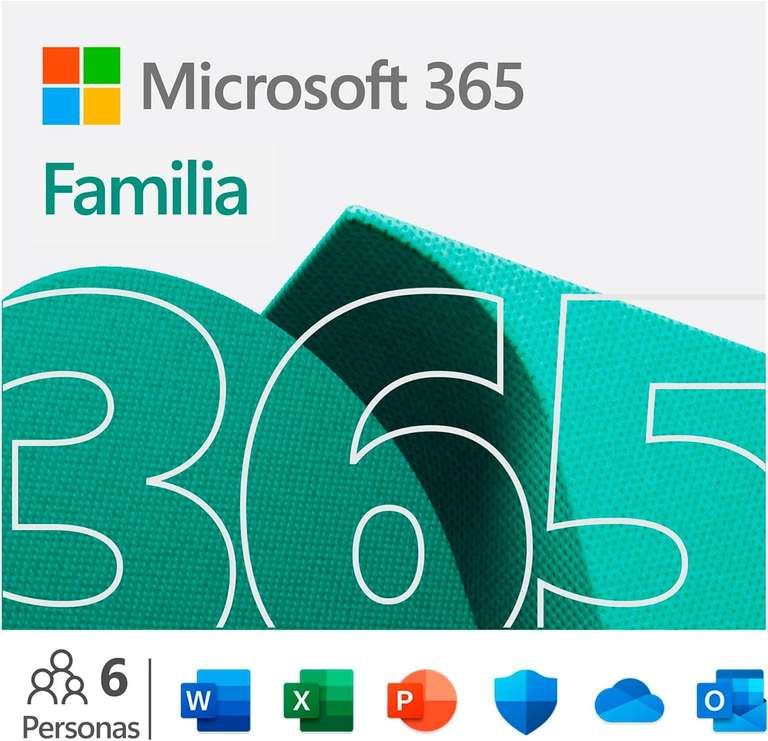 Cyberpuerta: Microsoft 365 Familia, hasta 6 usuarios, 1 año