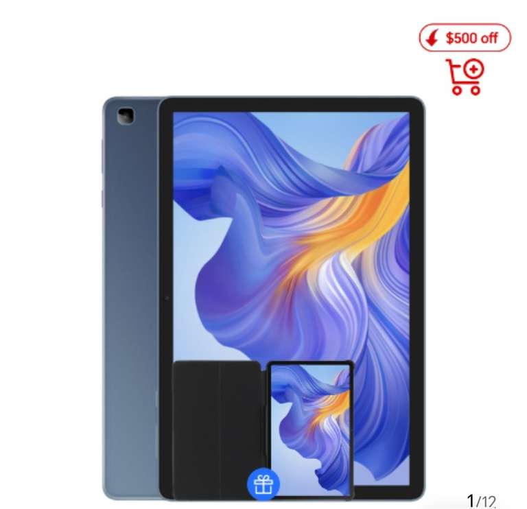 Tienda Honor: HONOR Pad X8 Azul, 4GB+64GB, 10.1 pulgadas, Wi-Fi. Con funda gratis.