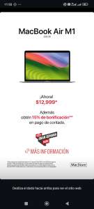 MacStore: MacBook Air M1 2020 pagando con HSBC