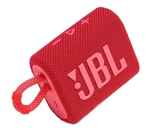 Mercado Libre: Bocina JBL Go 3 portátil con bluetooth waterproof red