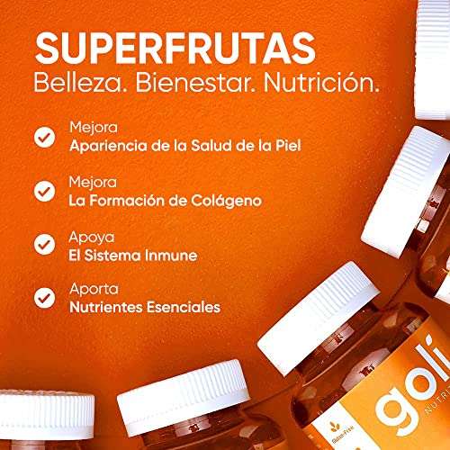 Amazon: Goli Nutrition Gomitas Vitamina C, Vitamina A, Vitamina E y Zinc, 60 Gomitas