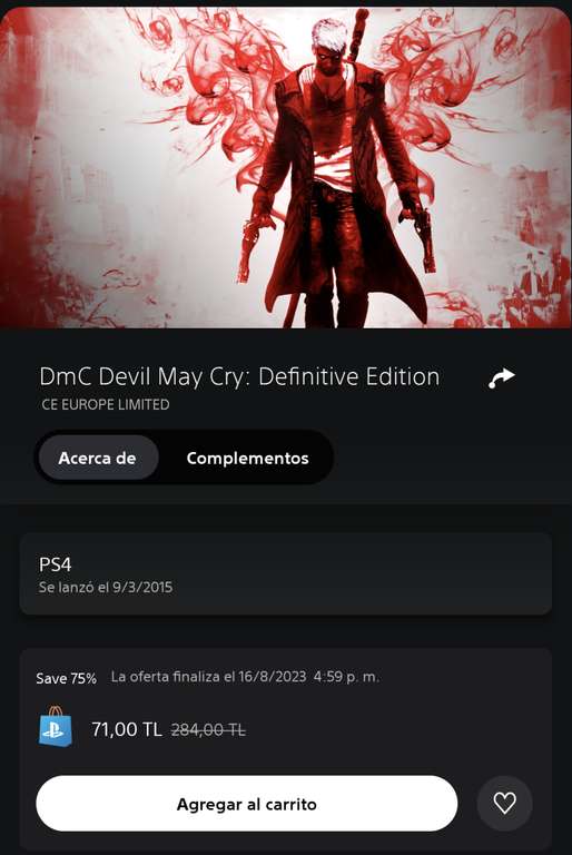 Devil May Cry: Definitive Edition para PS4 - PlayStation Store TURQUÍA