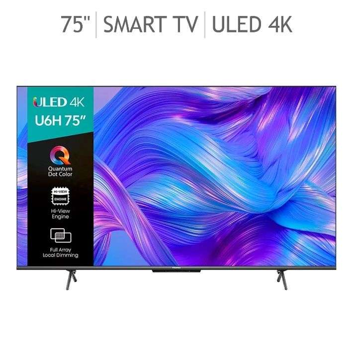 Costco: Hisense Pantalla 75" ULED 4K Smart TV