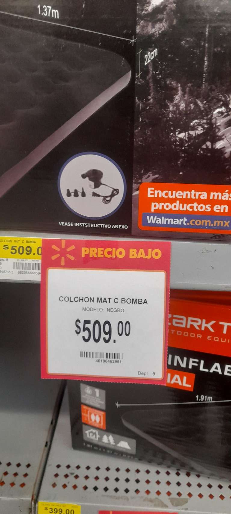 Walmart: Colchón