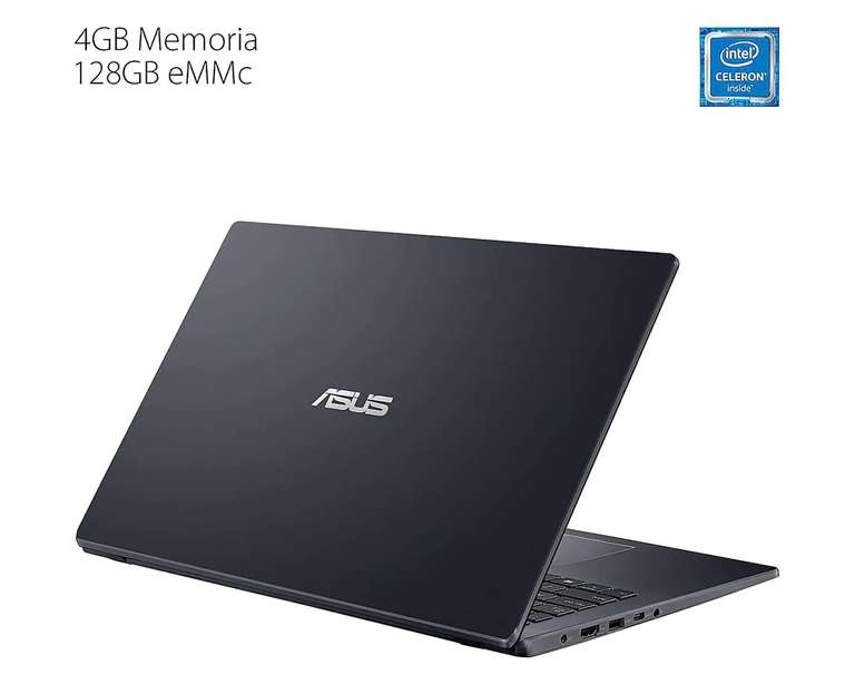 Coppel: Laptop Asus E510MA-EJ653W 15.6" full HD Intel Celeron 4 GB RAM 128 SSD Negra
