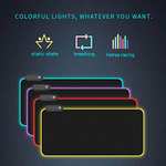 Amazon: Salandens RGB Gaming Alfombrilla para Ratón XXL, RGB Gaming Mouse Pad LED, 900x400x3mm efectos de iluminación LED