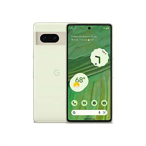Amazon - (NUEVO PRECIO BAJO) Teléfono Android Google Pixel 7-5G: teléfono desbloqueado con lente gran angular , 128 GB, color citronela