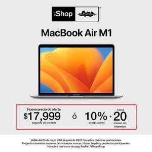 Macbook Air M1, M2 y ipad 9 en descuento iShop