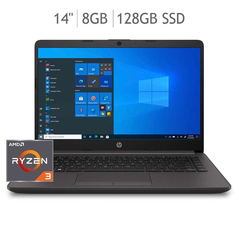 Costco: HP Laptop 245 G8 14" AMD Ryzen 3 3250U 8GB, 1TB HDD + 128GB SSD