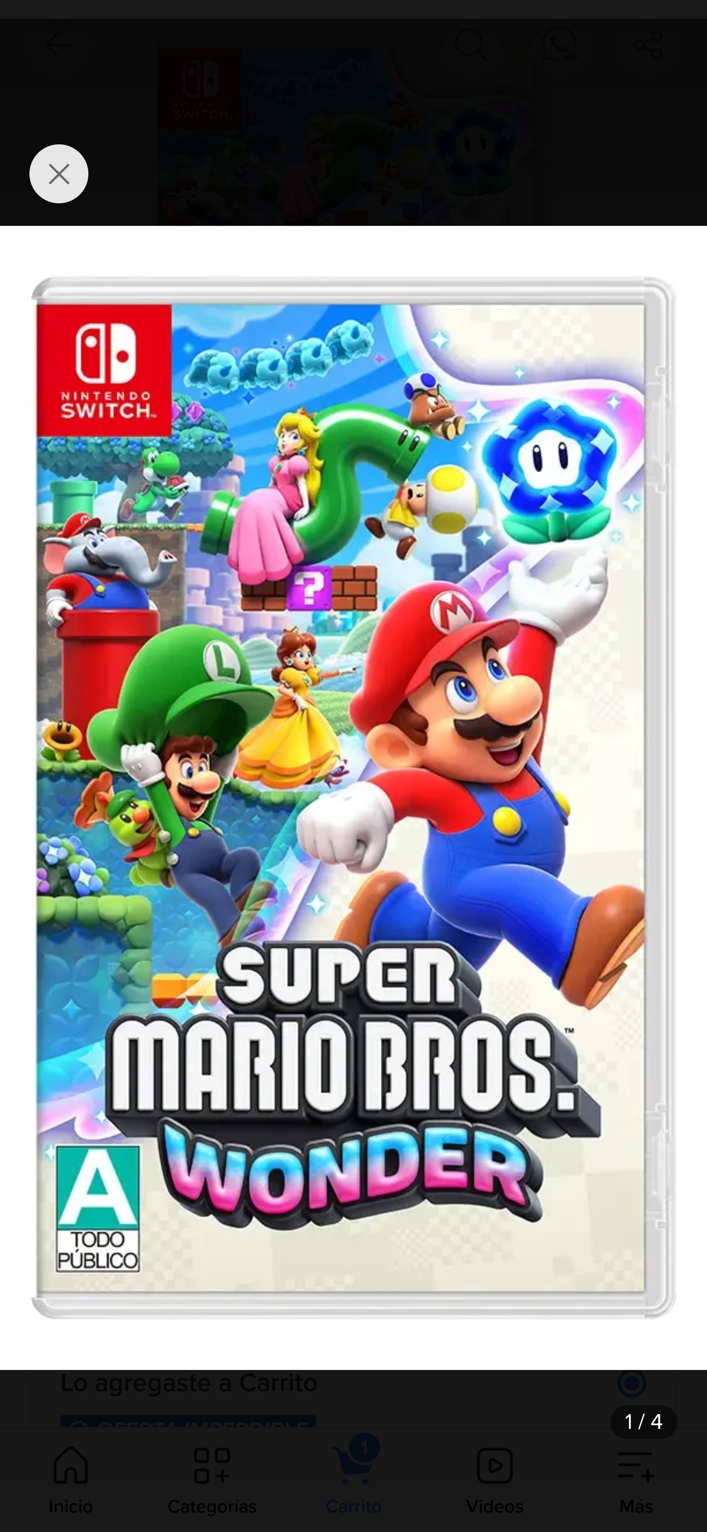 Mercado Libre: Super Mario Bros. Wonder