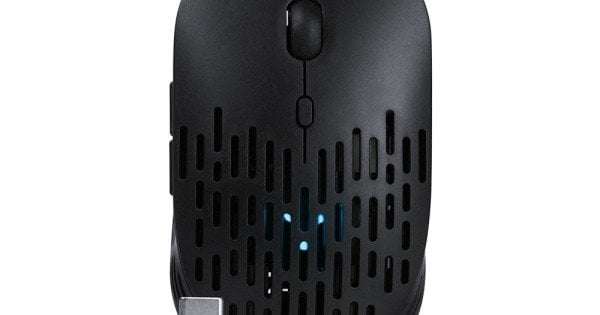 PCdigital: Mouse inalámbrico VORAGO MO-208 Bluetooth, recargable, USB tipo C, 2400DPI, negro