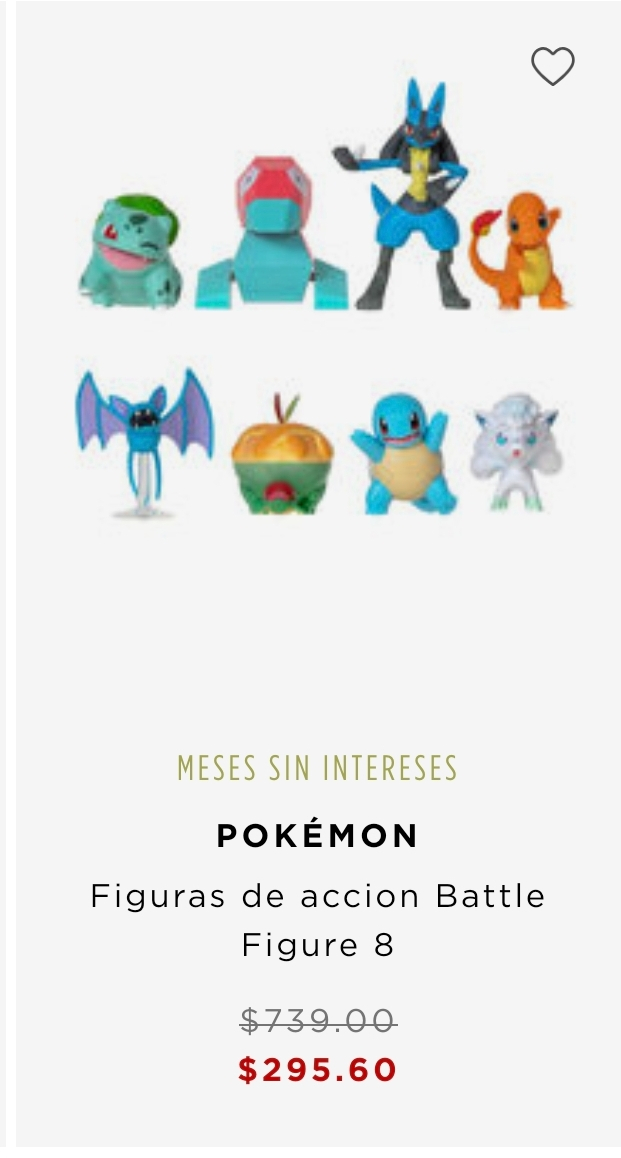 El Palacio de Hierro: Pokémon Set de batalla bara bara