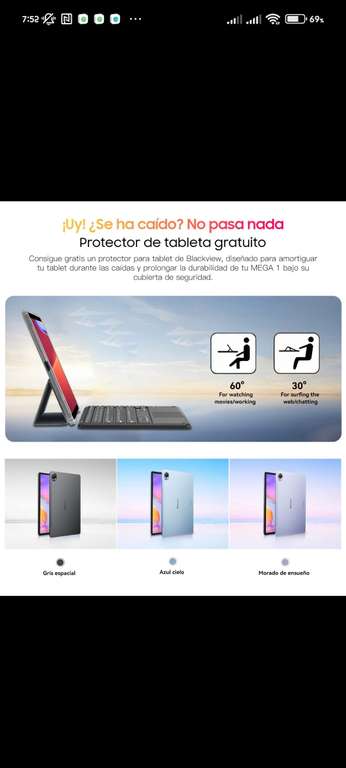 AliExpress: Tablet Blackview Mega 1 lanzamiento con envío dewde México