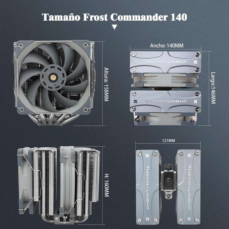 Amazon: Disipador de Calor para CPU Thermalright Commander con ventiladores de 140mm y 120mm