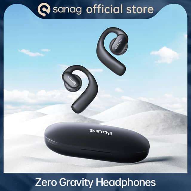 AliExpress: Auriculares inalámbricos Deportivos SANAG Z30s con gancho para la oreja, audio envolvente espacial. EXCELENTES PARA DEPORTES