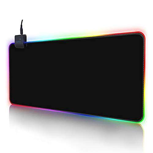 Amazon: Deskpad RGB XXL (900x400x3mm) para sacarle más fps a ese intel celeron | Envío gratis con Prime
