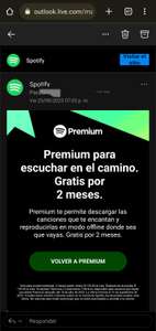 Spotify Premium: 2 meses (Cuentas viejas)