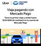 Mercado Pago: $150 de Cashback vinculando la cuenta a Uber | Primer viaje