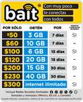 BAIT: incluye redes sociales ilimitadas