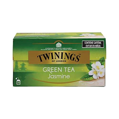 Amazon: Twinings Green Tea Jasmine - Caja con 25 piezas | Envío gratis con Prime
