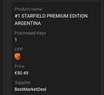Gamivo: Starfield Premium Edition en Gamivo 51 dólares 883 al cambio - ARG