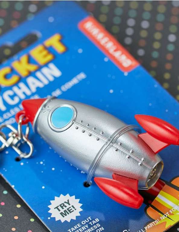 Liverpool: Llavero Cohete con luces y sonido