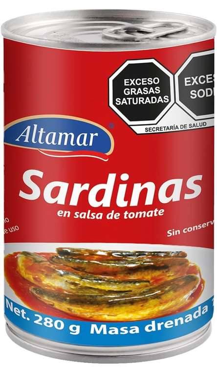 Amazon: Altamar Sardina en salsa de tomate, pescado, 280 gramos