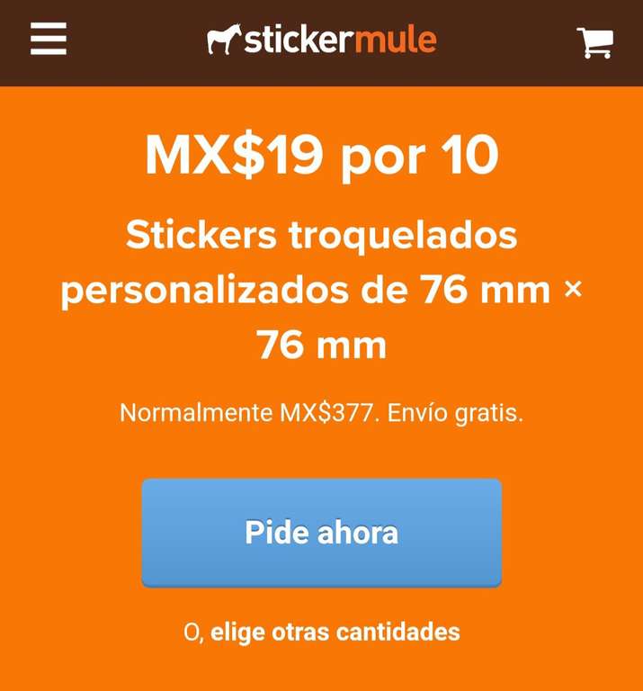 Sticker Mule: CREA TUS PROPIOS 10 STICKERS PERSONALIZADOS