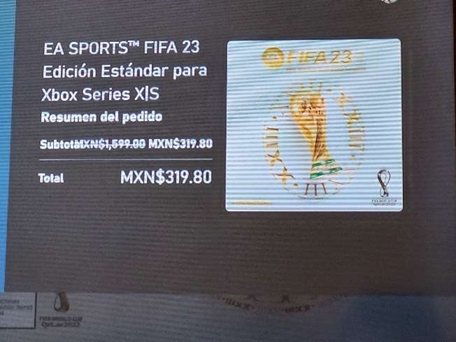 FIFA 23 VERSION SERIES X/S $320 PESITOS