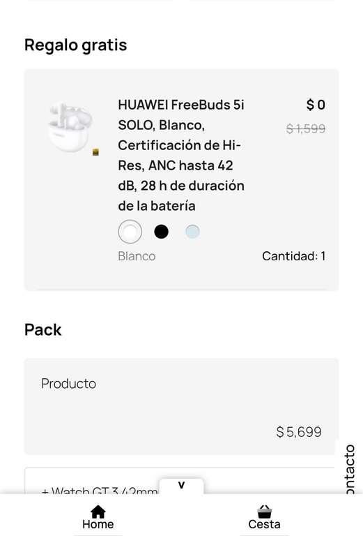 Huawei Store. Watch GT3 Pro 46mm Negro con regalo incluido