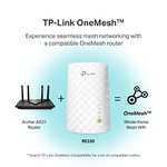 Amazon: TP-Link AC750 Extensor WiFi (RE220), cubre hasta 1200 pies cuadrados y 20 dispositivos, extensor WiFi de doble banda 750 Mbps